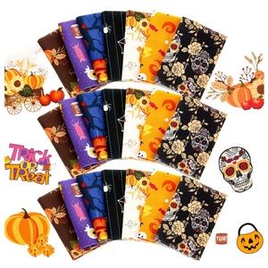 21 Pieces Mixed Pattern Fabric for DIY Crafts Cloths Handmade Accessorie